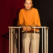 Fotografia di scena dello spettacolo teatrale "Il caso Lancaster" | Alessandro Tintori