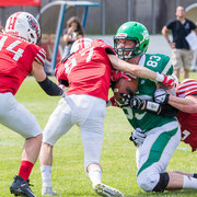 Fotografia sportiva di football americano Gorillas Varese vs Rams Milano | Alessandro Tintori