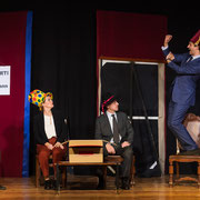 Fotografia di scena dello spettacolo teatrale "Il quarto colloquio" | Alessandro Tintori