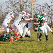Fotografia sportiva di football americano Rams Milano vs Gorillas Varese | Alessandro Tintori