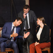Fotografia di scena dello spettacolo teatrale "Il quarto colloquio" | Alessandro Tintori