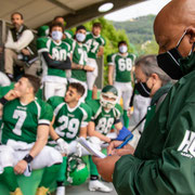 Fotografia sportiva di football americano Predators Golfo del Tigullio vs Rams Milano | Alessandro Tintori