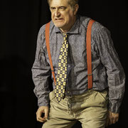 Fotografia di scena dello spettacolo teatrale Il pirata da salotto al Teatro Caboto Kolbe a Milano | Alessandro Tintori
