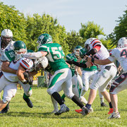 Fotografia sportiva di football americano Rams Milano - Rebels Lugano | Alessandro Tintori