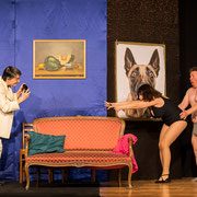Fotografia di scena dello spettacolo teatrale Cenere e Champagne al Teatro Caboto Kolbe | Alessandro Tintori