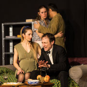 Fotografia di scena dello spettacolo teatrale "Fino all'ultimo sushi" | Alessandro Tintori