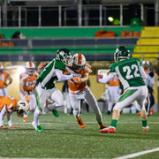 Fotografia sportiva di football americano Predators Golfo del Tigullio vs Rams Milano | Alessandro Tintori