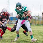 Fotografia sportiva di football americano Rams Milano - Crusaiders Cagliari | Alessandro Tintori