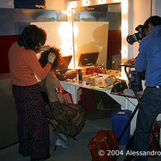 Backstage dal portfolio fine art La strega di Alessandro Tintori con Ines