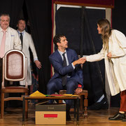 Fotografia di scena dello spettacolo teatrale "Il quarto colloquio" | Alessandro Tintori