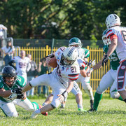 Fotografia sportiva di football americano Rams Milano - Rebels Lugano | Alessandro Tintori