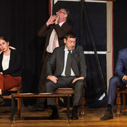 Fotografia di scena dello spettacolo teatrale "Il quarto colloquio" | Alessandro Tintori