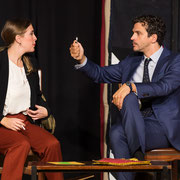 Fotografia di scena dello spettacolo teatrale "Il quarto colloquio" | Alessandro Tintori
