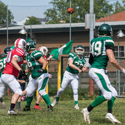Fotografia sportiva di football americano Rams Milano - Gorillas Varese | Alessandro Tintori