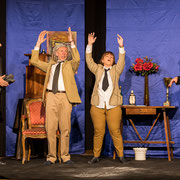 Fotografia di scena dello spettacolo teatrale Cenere e Champagne al Teatro Caboto Kolbe | Alessandro Tintori