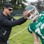 Fotografia sportiva di football americano Rams Milano - Crusaiders Cagliari | Alessandro Tintori