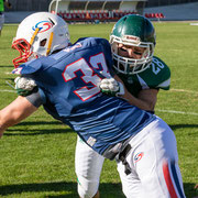 Fotografia sportiva a colori di football americano | Alessandro Tintori