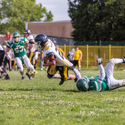 Fotografia sportiva di football americano Rams Milano - Honey Badgers Formigine | Alessandro Tintori