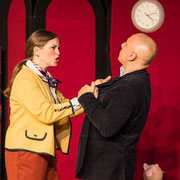 Le fotografie di scena dello spettacolo teatrale Un aereo chiamato... desiderio, rappresentato al Teatro Caboto Kolbe di Milano | Alessandro Tintori