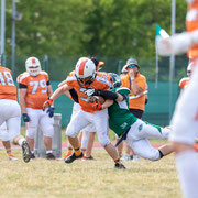 Fotografia sportiva di football americano Rams Milano vs Predators Golfo del Tigullio | Alessandro Tintori