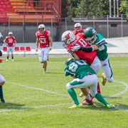 Fotografia sportiva di football americano Gorillas Varese vs Rams Milano | Alessandro Tintori
