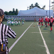 Fotografia sportiva di football americano Rams Milano - Hurricanes Vicenza | Alessandro Tintori