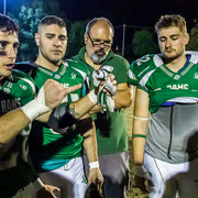 Fotografia sportiva di football americano Cavaliers Castelfranco Veneto vs Rams Milano | Alessandro Tintori