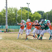 Fotografia sportiva di football americano Rams Milano vs Predators Golfo del Tigullio | Alessandro Tintori