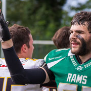 Fotografia sportiva di football americano Rams Milano - Honey Badgers Formigine | Alessandro Tintori