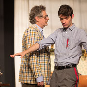 Fotografia di scena dello spettacolo Doppio inganno con delitto al Teatro Caboto Kolbe di Milano | Alessandro Tintori