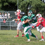 Fotografia sportiva di football americano Rams Milano - Gorillas Varese | Alessandro Tintori