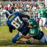Fotografia sportiva di football americano Rams Milano - Blitz Ciriè | Alessandro Tintori