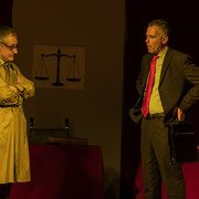 Fotografia di scena dello spettacolo teatrale "Il caso Lancaster" | Alessandro Tintori