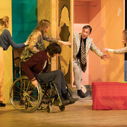 Fotografia di scena dello spettacolo teatrale Gioco mortale al Teatro Caboto Kolbe | Alessandro Tintori