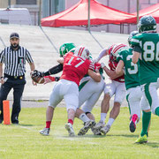 Fotografia sportiva di football americano Gorillas Varese vs Rams Milano | Alessandro Tintori