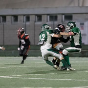 Fotografia sportiva di football americano Rams Milano vs Wolverines Piacenza | Alessandro Tintori
