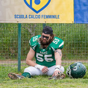 Fotografia sportiva di football americano Rams Milano - Crusaiders Cagliari | Alessandro Tintori