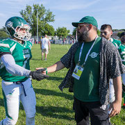 Fotografia sportiva di football americano Rams Milano - Rebels Lugano | Alessandro Tintori
