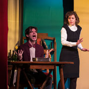 Fotografia di scena dello spettacolo teatrale Gioco mortale al Teatro Caboto Kolbe | Alessandro Tintori