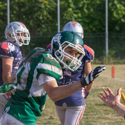 Fotografia sportiva di football americano Rams Milano vs Achei Crotone | Alessandro Tintori