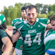 Fotografia sportiva di football americano Rams Milano vs Predators Golfo del Tigullio | Alessandro Tintori