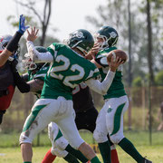 Fotografia sportiva di football americano Rams Milano vs Crusaiders Cagliari | Alessandro Tintori