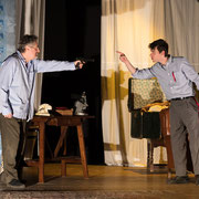 Fotografia di scena dello spettacolo Doppio inganno con delitto al Teatro Caboto Kolbe di Milano | Alessandro Tintori