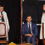 Fotografia di scena dello spettacolo teatrale "Il quarto colloquio" | Alessandro Tintori