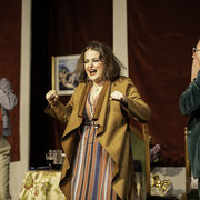 Fotografia di scena dello spettacolo teatrale Il pirata da salotto al Teatro Caboto Kolbe a Milano | Alessandro Tintori