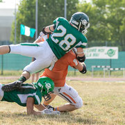Fotografia sportiva di football americano Rams Milano vs Predators Golfo del Tigullio | Alessandro Tintori