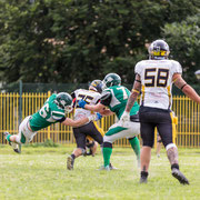 Fotografia sportiva di football americano Rams Milano - Honey Badgers Formigine | Alessandro Tintori