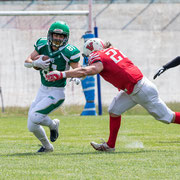 Fotografia sportiva di football americano Gorillas Varese vs Rams Milano | Alessandro Tintori