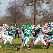 Fotografia sportiva di football americano Rams Milano vs Gorillas Varese | Alessandro Tintori