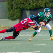 Fotografia sportiva di football americano Rams Milano - Hurricanes Vicenza | Alessandro Tintori